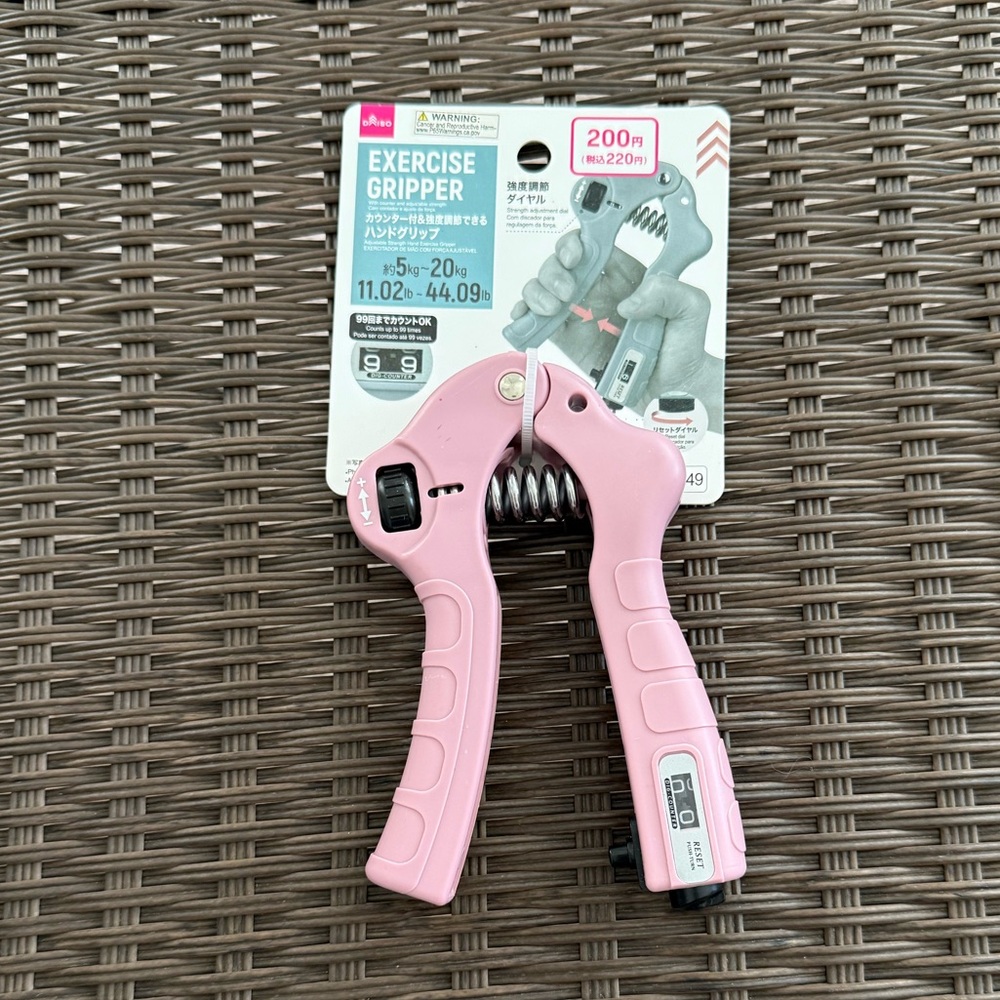 Pink Adjustable Exercise Gripper
